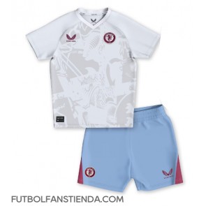 Aston Villa Segunda Equipación Niños 2023-24 Manga Corta (+ Pantalones cortos)